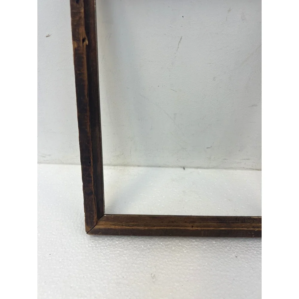 Vintage Art Deco Wood Picture Frame Pressed Gold Gilt Paint 20s 30s Fits 8